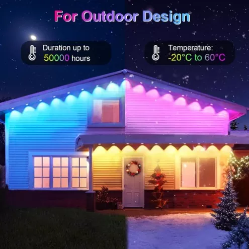 Lumières décoratives d’avant-toit
